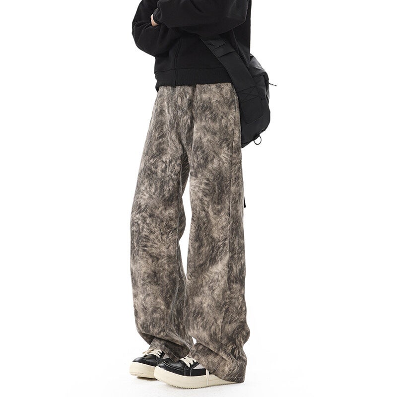 Unisex Classic Denim Jeans Loose Fit Daily Outdoor Wear - Image 2