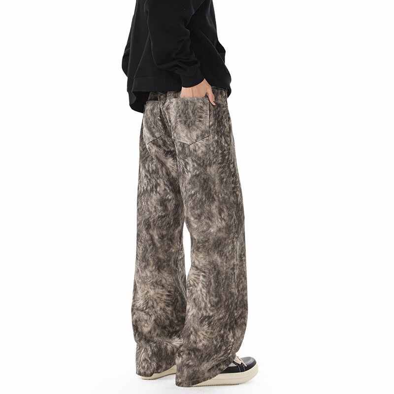 Unisex Classic Denim Jeans Loose Fit Daily Outdoor Wear - Image 3