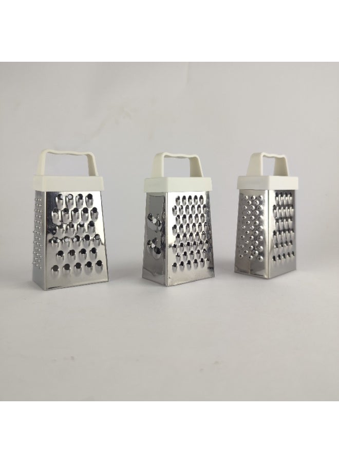 عرض 3 قطع مبشرة استانلس صغيرة – لبشر الجبن والخضروات - Image 3