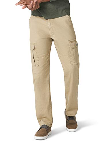 Wrangler Authentics بنطال كارجو مريح من رانجلر، لون إلموود، مقاس 32W x 34L - Image 1