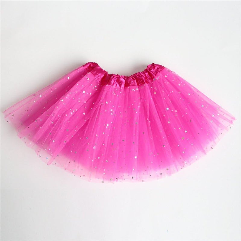 Rysly Store Girls Sparkle Tutus Princess Ballet Dance Layered Tulle Tutu Skirts,2-8T - Image 2