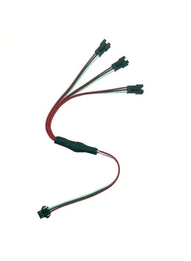 1 قطعة كابل موصل SM 3 دبوس ذكر وأنثى طرفي لـ WS2812B WS2811 - Image 5