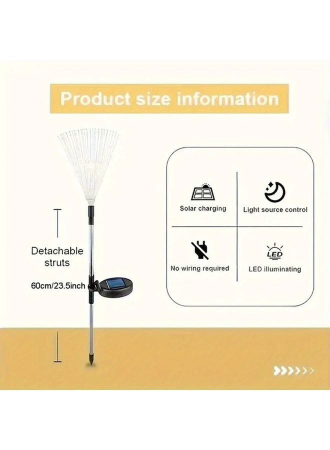 90 LEDs Solar Firework Lights 8 Modes Outdoor Garden Decor Warm White Color - Image 3