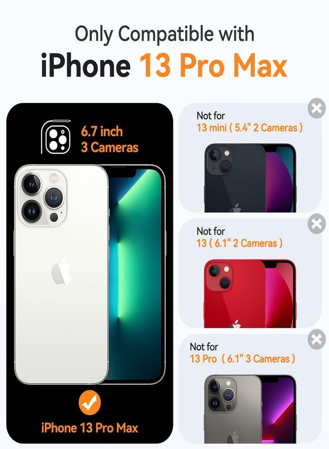 CANSHN Magnetic Case for iPhone 13 Pro Max (6.7 Inches), Compatible with MagSafe, [Full Camera Protection] Shockproof Protective Case, Transparent - Image 2