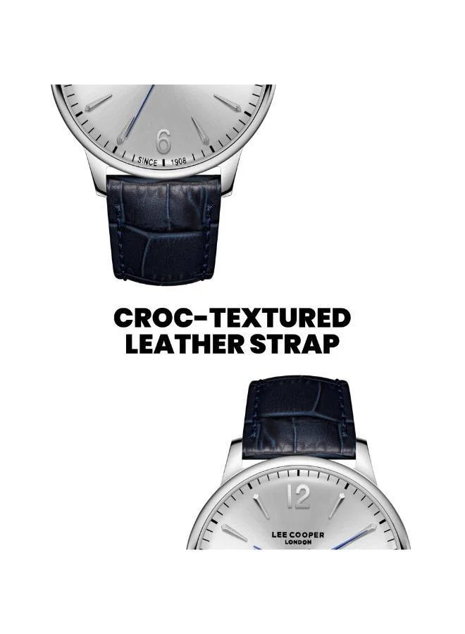 Lee Cooper  Men's Leather 3H Watch LC08379.339 - 40 mm for Men | Best Price UAE