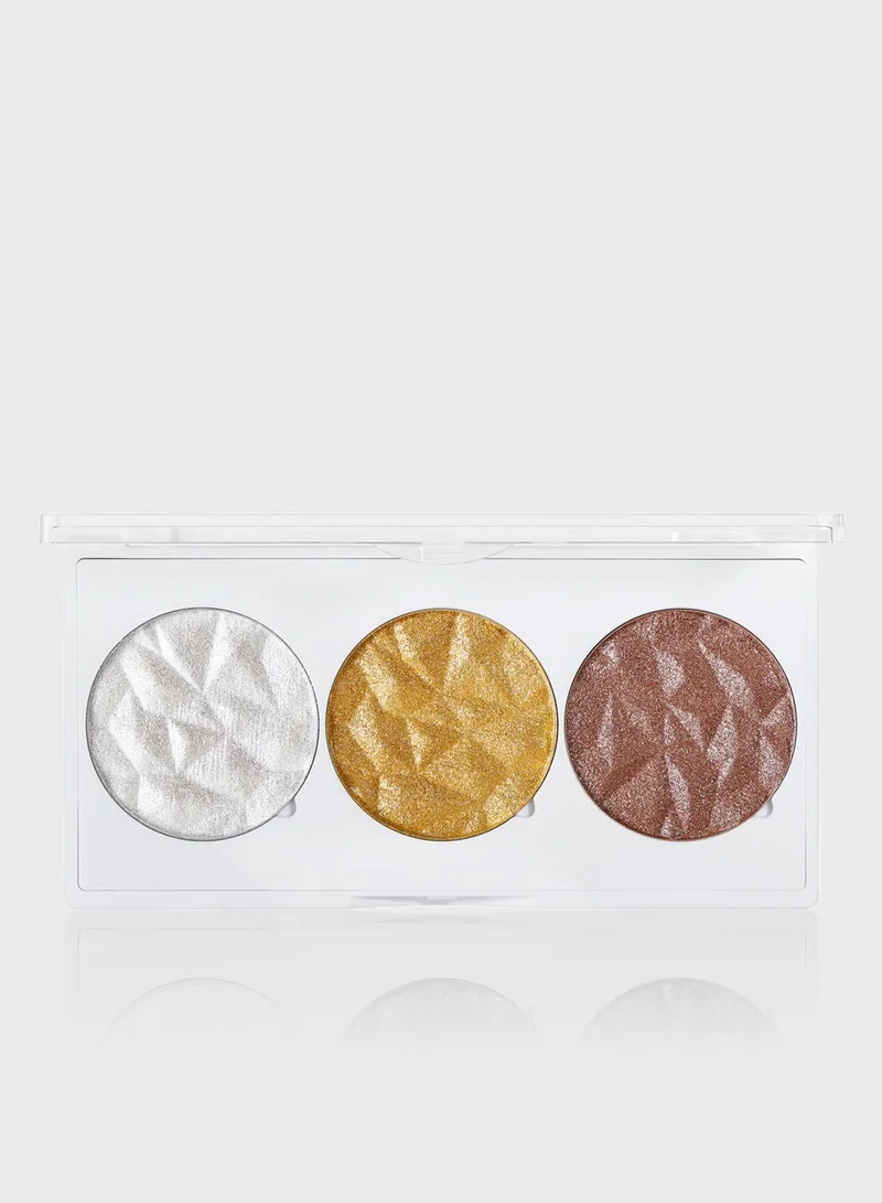 Lottie Diamond Bounce Trio 3 Shade Highlighter Palette