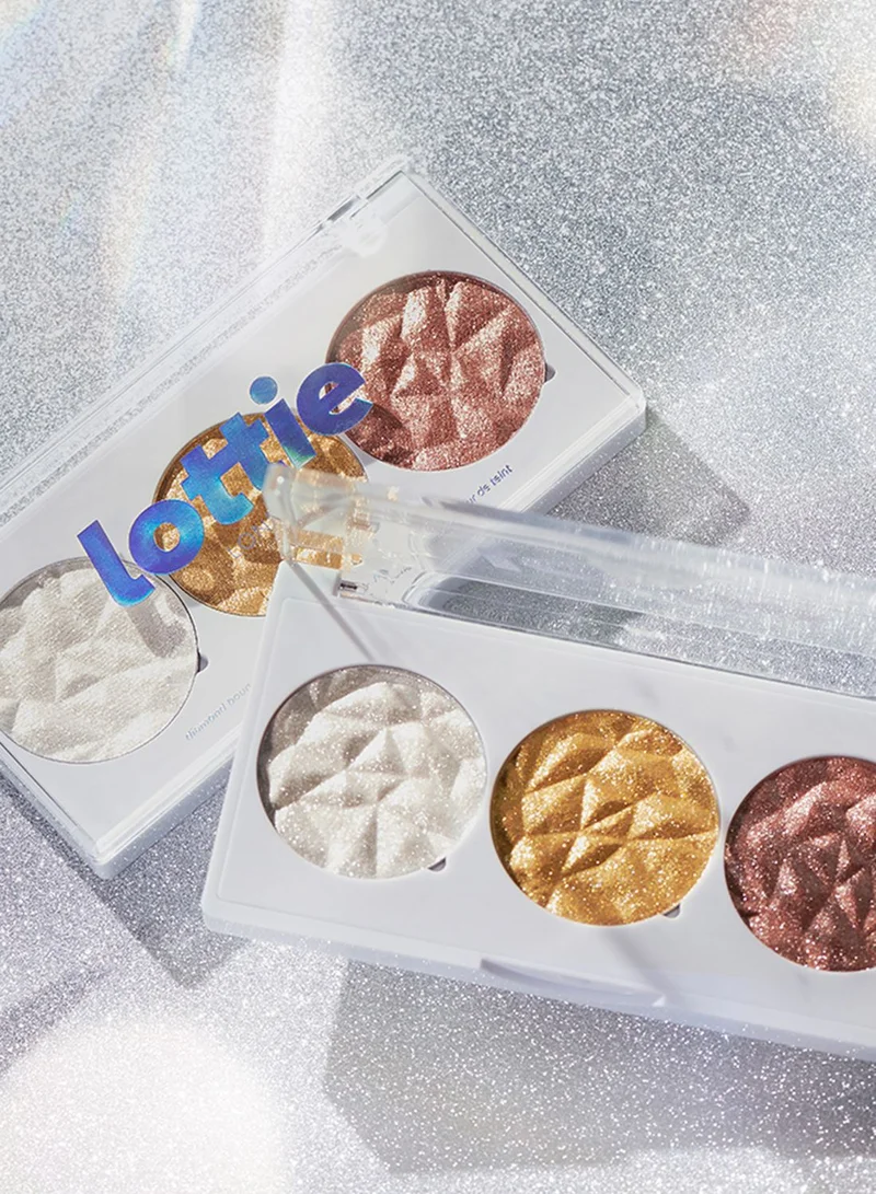 Lottie Diamond Bounce Trio 3 Shade Highlighter Palette