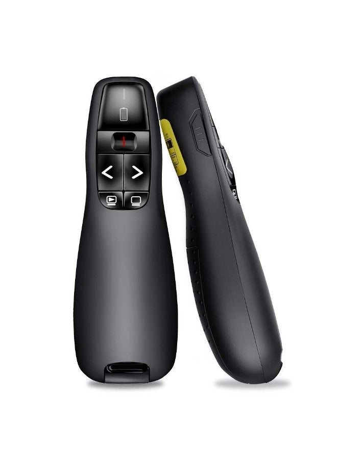 CABLE CONV 2.4Ghz USB Wireless Presenter Flip Pen PPT Remote Control for PowerPoint Presentation(Black) - Image 3