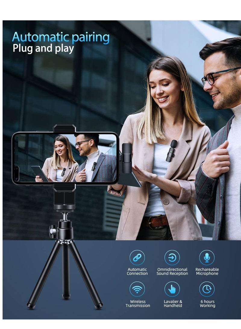 ELTRAZONE Wireless Lavalier Microphone for Type-C Phone, Lavalier Microphone,Wireless Microphone for Android/Laptop, Plug-Play Wireless Microphones, Microphone for Recording (TYPE-C 01, BLACK) - Image 4