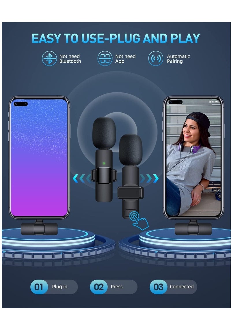 ELTRAZONE Wireless Lavalier Microphone for Type-C Phone, Lavalier Microphone,Wireless Microphone for Android/Laptop, Plug-Play Wireless Microphones, Microphone for Recording (TYPE-C 01, BLACK) - Image 5