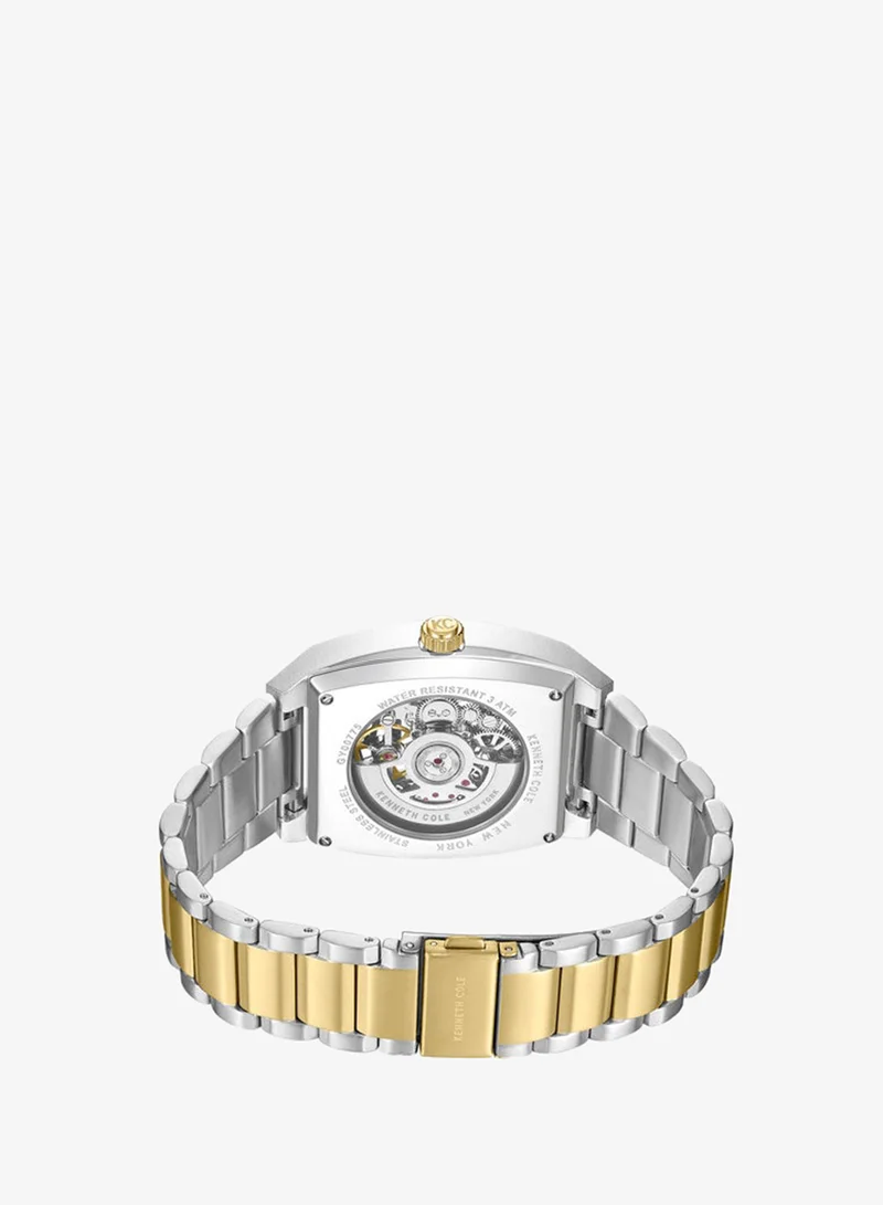 Kenneth Cole New York  Gun Dial Stainless Steel Bracelet Multifunction Watch for Men, 40mm for Men | Best Price UAE