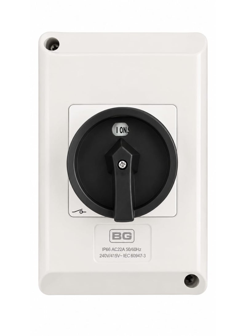 British General CPRSD463 63A 4-Pole Rotary Isolator Switch NO (8536R)