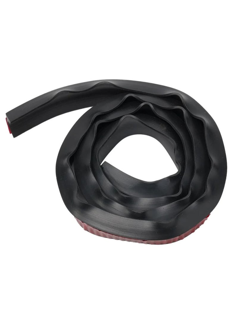 موردلي مانع تسرب سيليكون لأرضية الحمام، حاجز دش، واقي من رذاذ الماء، عتبة دش، حاجز مائي، حاجز مائي للأحواض، شريط احتجاز الماء للحمام والمطبخ. - Image 4