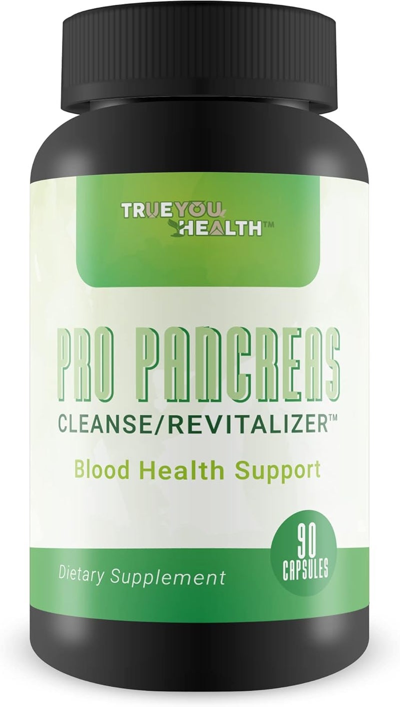 Pro Pancreas CleanseRevitalizer  Support Pancreas and Blood Health  Antioxidant Green Tea Pancreas Cleanse and Detox  Support Healthy Pancreas Function  Contains Vitamin D Vitamin C  Turmeric - Image 1