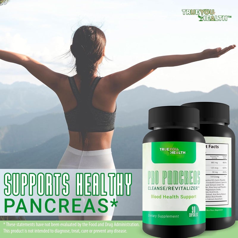 Pro Pancreas CleanseRevitalizer  Support Pancreas and Blood Health  Antioxidant Green Tea Pancreas Cleanse and Detox  Support Healthy Pancreas Function  Contains Vitamin D Vitamin C  Turmeric - Image 5