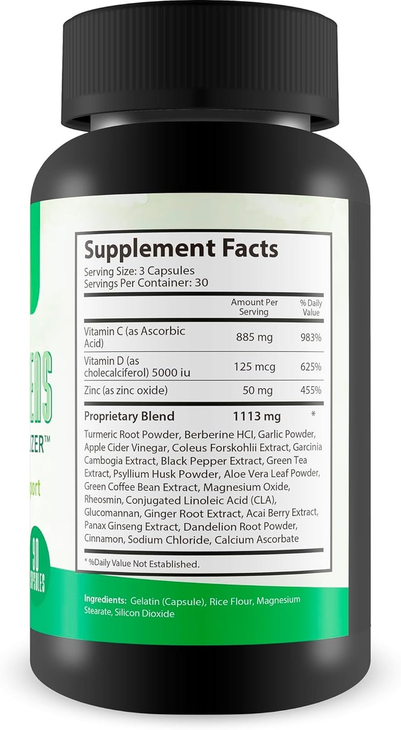 Pro Pancreas CleanseRevitalizer  Support Pancreas and Blood Health  Antioxidant Green Tea Pancreas Cleanse and Detox  Support Healthy Pancreas Function  Contains Vitamin D Vitamin C  Turmeric - Image 2