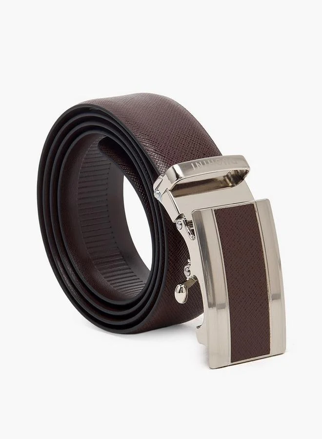 دوتشيني Men Auto Lock Buckle Leather Belt