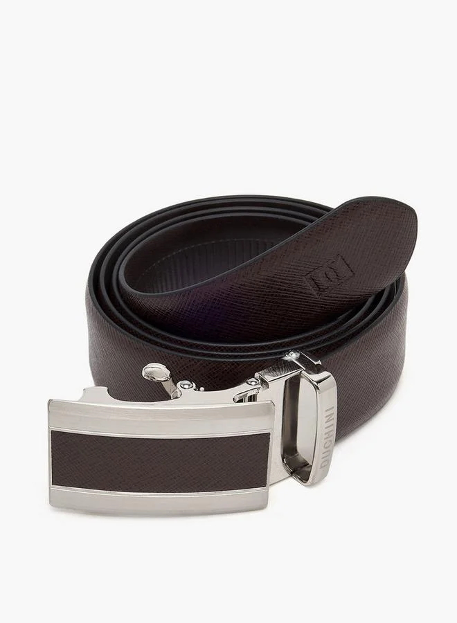 دوتشيني Men Auto Lock Buckle Leather Belt