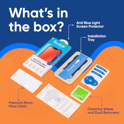 Ocushield for iPhone 13/13 Pro/14/16 (6.1") - Anti Blue Light Tempered Glass Screen Protector - Protect Your Eyes Reduce Migraines & Improve Sleep - Image 4