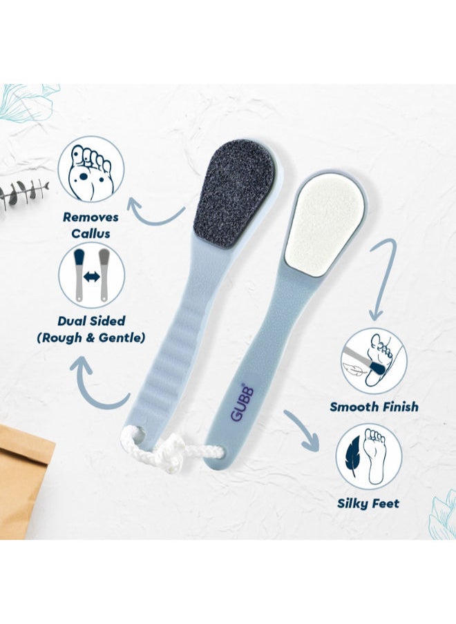 GUBB - Dual Ceramic Stone Pedicure Tool Foot File - Remove Callus, Dual Side Rough & Gentle - Image 1