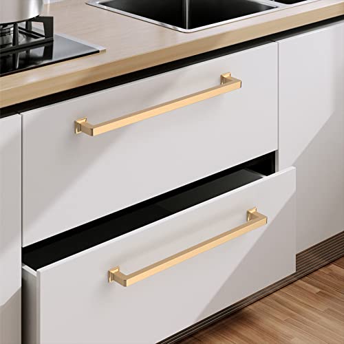 9BUILD 6 Pack 10 Inch Cabinet Handles - Champagne Bronze Cabinet Pulls for Kitchen and Dresser - Image 2