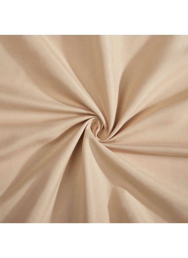 SIGNOOLA - Signoola Basics Lightweight Super Soft Easy Care Microfiber Zipper Pillow cases, Pack of 1 Piece, 50 x 170 cm,Beige color, Pillows Not Included. - Image 1