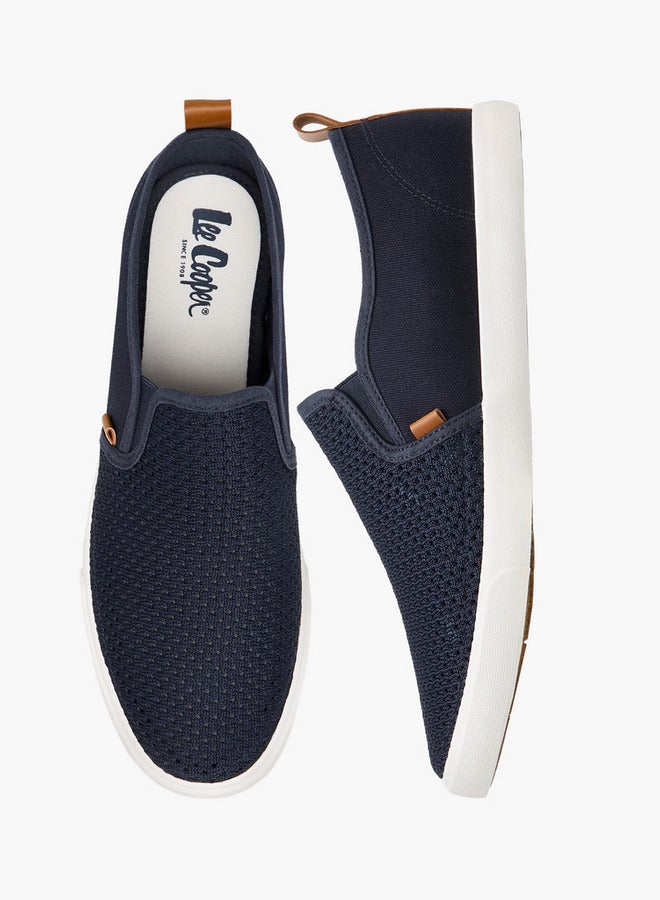 Lee Cooper Men's Mesh Textured Slip-On Loafers  - Image 1