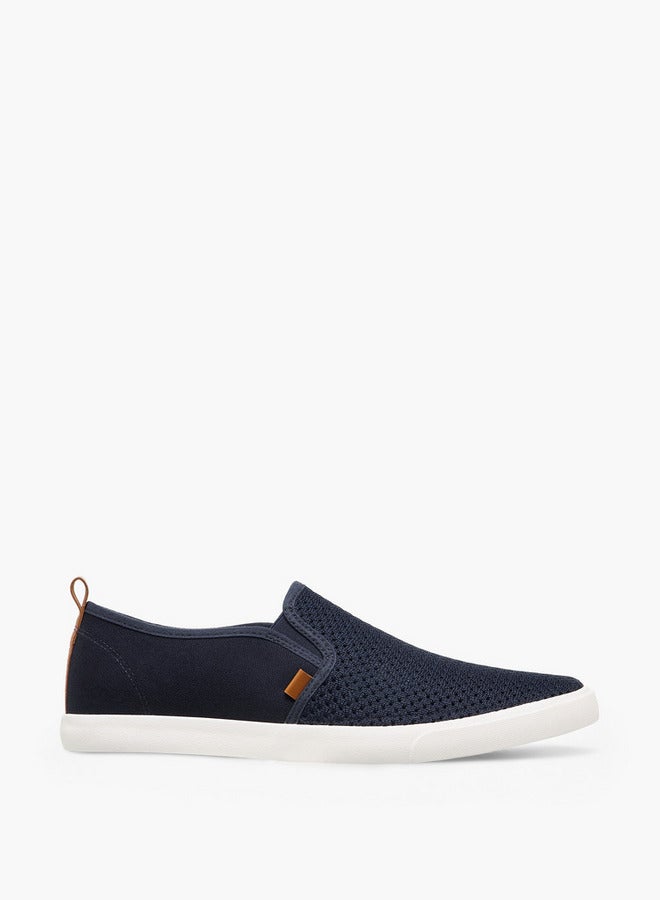 Lee Cooper Men's Mesh Textured Slip-On Loafers  - Image 3