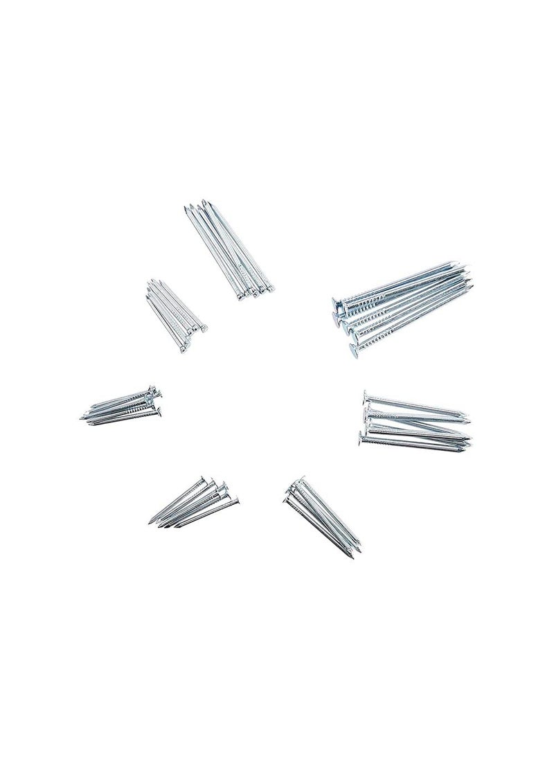DIY Crafts Diy Crafts CTDIYHI47640 Nails Finish Wire Brad and Common Use This Kit Comes in an Organized Plastic Durable Nails Pack of 450 Small Nail Box Multicolor  - Image 3