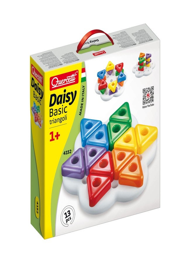 Quercetti Daisy Basic Triangoli, Multi Color - Image 1