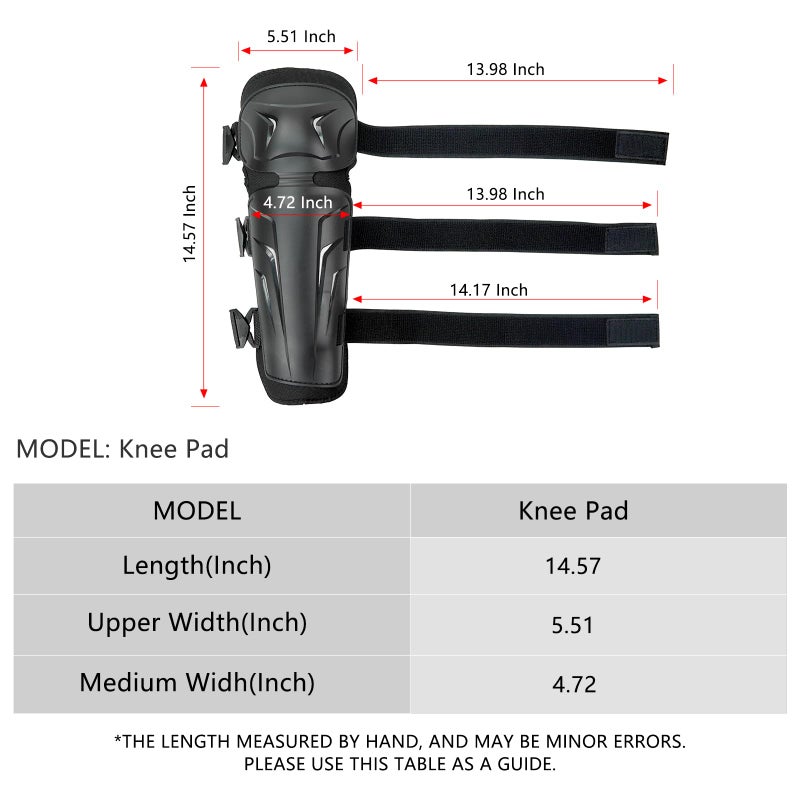 Aidy-Pro Motocross Knee Pads Motorcycle Knee Guards For Men  Adjustable Motocross Knee And Shin Guards  Crashproof Motorcycle Leg Armor Protection Dirt Bike Racing Protective Gear 2Pcs - Image 5
