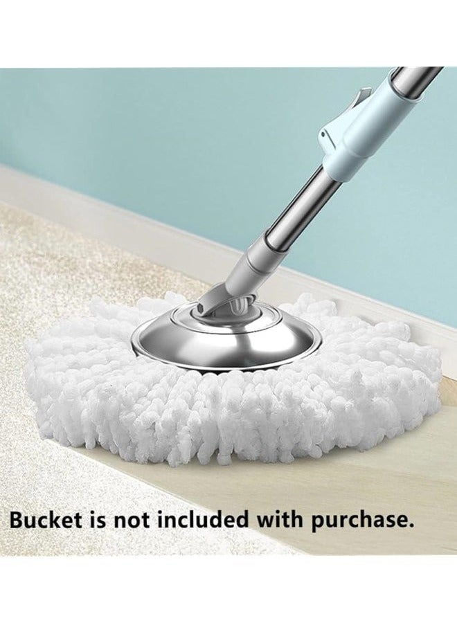 Bukela Spin Mop Head Replacement for 360 Spin Magic Mopping, 5 Pack Microfiber Spin Mop Refill Heads for Universal Round Shape Standard Size - Image 3