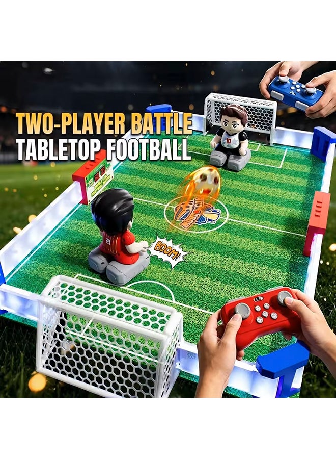 Kidzilla Interactive Remote Control Soccer Table Game for Kids & Families – Rechargeable 2-4 Player Football Battle Arena with LED Scoreboard - Image 2