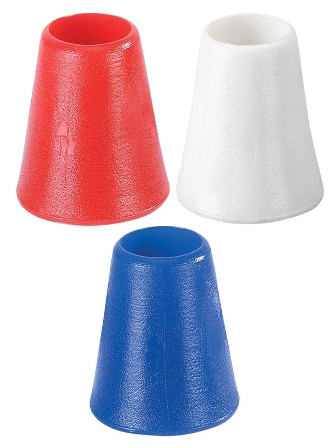 Markwort Knobcuff EZ Taper Bat Taper Durable Rubber Grip Aid - Red/White/Blue - Image 1