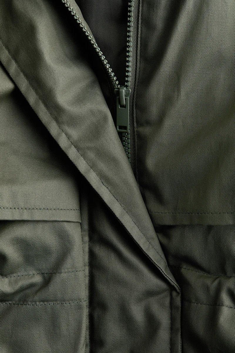 H&M  Padded twill parka for Women | Best Price UAE