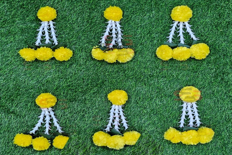 S2S Artificial Lilly Flowers Decoration at Home | Wedding Decorations, Event Decor | Easy Simple Backdrop (Pack of 6 Pcs) - Image 1
