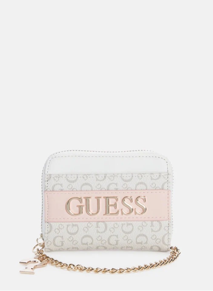 Guess Boy Logo Zip Wallet, Pink 42GF090-CMU