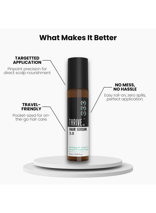 THRIVECO سيروم نمو الشعر ThriveCo 2.0 لنمو الشعر والتحكم في تساقط الشعر | مع ريدنسيل + أناغين + إكليل الجبل + بروكابيل + كابيلية لونغا | للرجال والنساء | 10 مل - Image 5