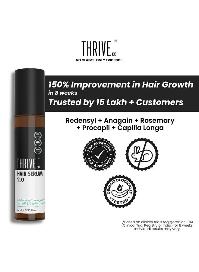 THRIVECO سيروم نمو الشعر ThriveCo 2.0 لنمو الشعر والتحكم في تساقط الشعر | مع ريدنسيل + أناغين + إكليل الجبل + بروكابيل + كابيلية لونغا | للرجال والنساء | 10 مل - Image 4