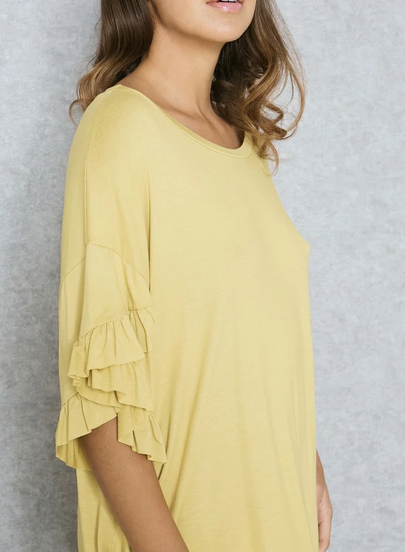 Ginger Ruffle Sleeve Dress