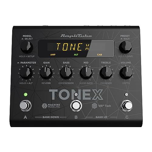IK Multimedia TONEX Pedal: Stereo multi-effects guitar and bass pedal with 150 Presets, 15 Pre/Post FX, Tuner, Tap Tempo, Headphone Out, Software Player and Editor - Image 1