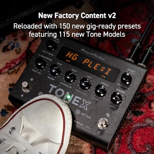 IK Multimedia TONEX Pedal: Stereo multi-effects guitar and bass pedal with 150 Presets, 15 Pre/Post FX, Tuner, Tap Tempo, Headphone Out, Software Player and Editor - Image 4