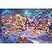 Lavievert Wooden Jigsaw Puzzle 1000 Piece Puzzle for Adults Christmas Tree Snowman Milu Deer Presents on Snowy Christmas Eve - Image 3