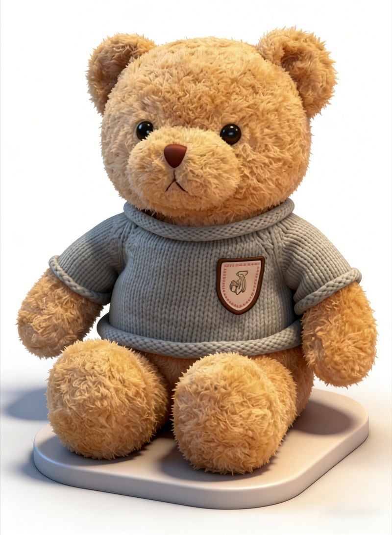 بيوند لعبة دمية دب تيدي القطيفة 30 سم، لعبة حيوان محشو، هدية للأطفال الأولاد البنات (بني) - Image 1