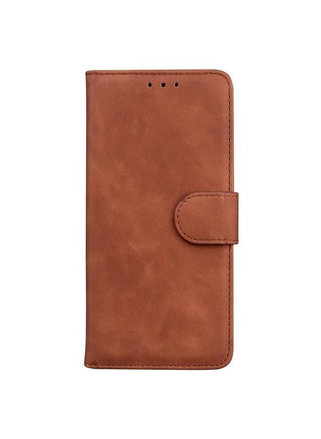 S-TOP Case For OPPO Reno13 Global Skin Feel Pure Color Flip Leather Phone Case - Image 2