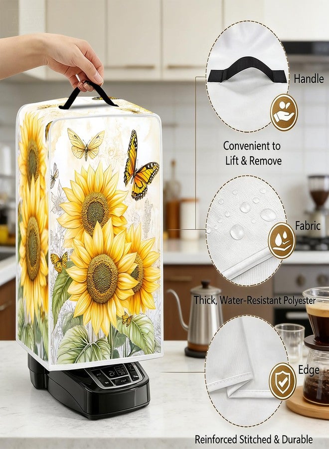 seewan Coffee Maker Cover – Reusable Dustproof Appliance Cover, Suitable for Blender, Juicer and Countertop Kitchen Appliances - Image 4