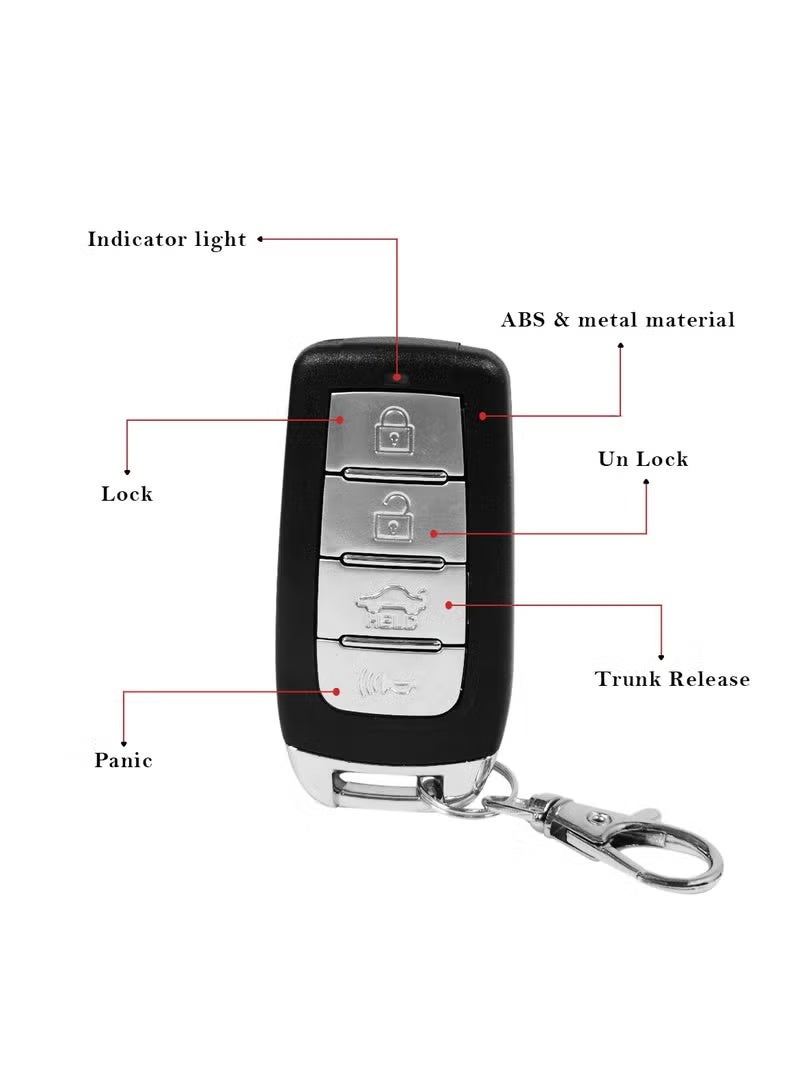 3XR Advanced Car Keyless Entry System with Dual Remote Controls and Comprehensive Wiring Kit for Enhanced Vehicle Security 4770 - Image 4