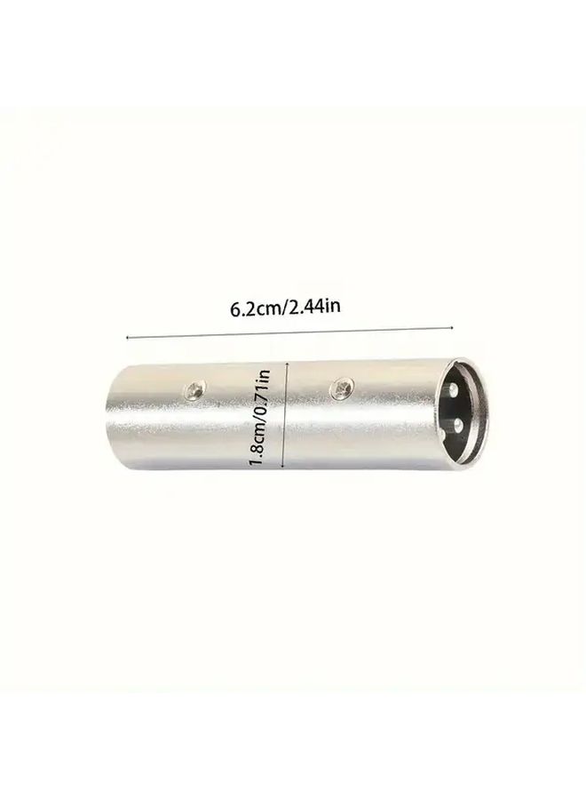1 علبة محول صوتي XLR ذكر إلى أنثى 3 دبوس للميكروفون الميكسر السماعة - Image 2