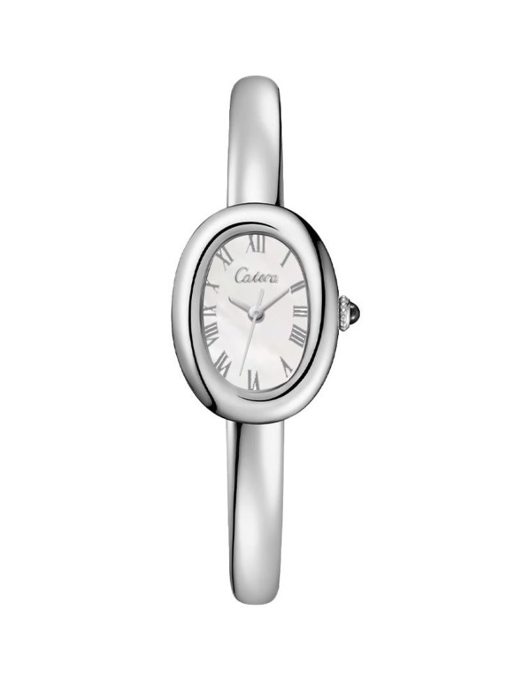 كاتيرا ساعة نسائية أنيقة بسير ستيل ضد الماء عصرية و حديثة وبجودة عالية - Image 1