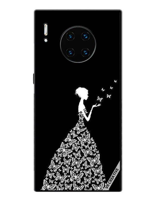VR CREATIVE Protective Case Cover For Huawei Mate 30 Pro Girl In Butterfly Dress Design Multicolour  - Image 1